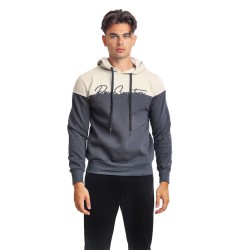 Ανδρικό φούτερ με κουκούλα GREY PACO&CO 2381077