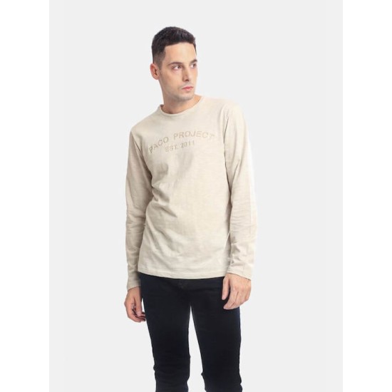 PACO&CO 2381010 BEIGE Μπλούζα με μακρύ μανίκι 