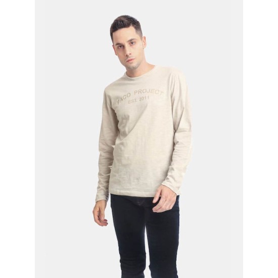 PACO&CO 2381010 BEIGE Μπλούζα με μακρύ μανίκι 