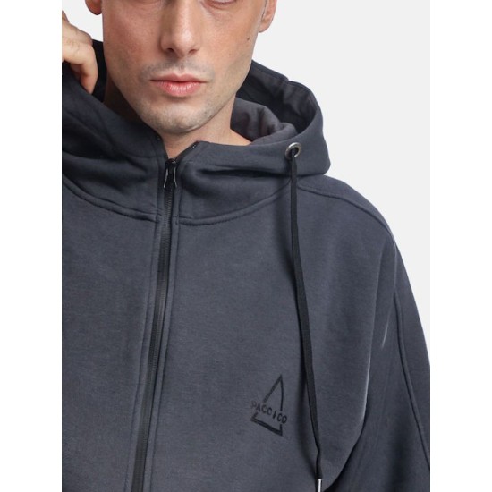 PACO&CO 2381105 GREY Ανδρική χειμερινή ζακέτα 