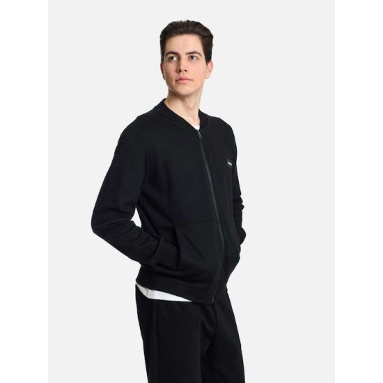 Ανδρική Ζακέτα πικέ PACO&CO 2431102 BLACK