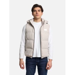 PACO&CO 2498210 OFF WHITE Ανδρικό αμάνικο μπουφάν 