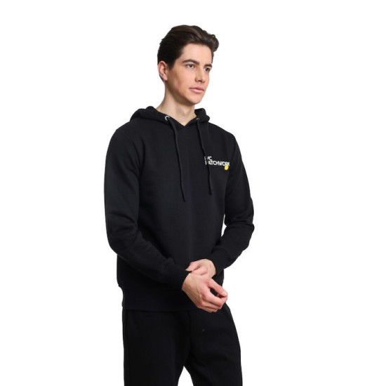 Ανδρικό φούτερ με κουκούλα PACO&CO 2481078 BLACK 