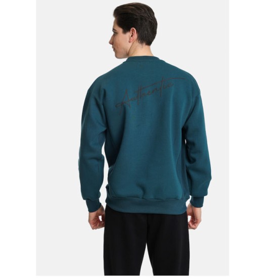 PACO&CO 2481060 PETROL Φούτερ με πίσω τύπωμα