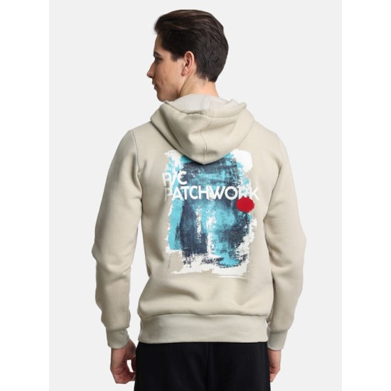 Ανδρικό φούτερ με κουκούλα PACO&CO 2481078 BEIGE