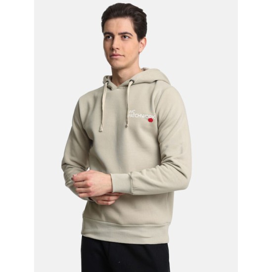 Ανδρικό φούτερ με κουκούλα PACO&CO 2481078 BEIGE