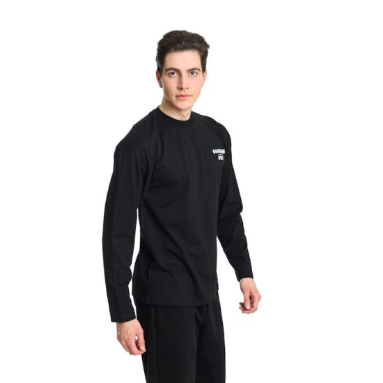 PACO&CO 2481008 BLACK Μπλούζα με πίσω τύπωμα