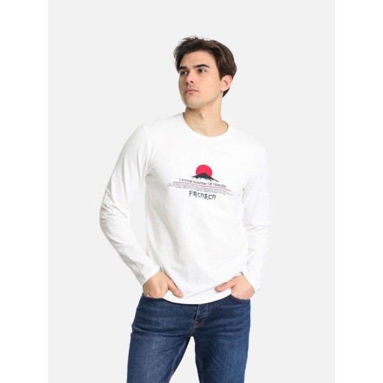 PACO&CO 2481023 OFFWHITE Μπλούζα με μακρύ μανίκι