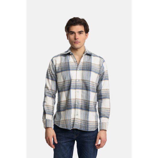 PACO&CO 2498504 Πουκάμισο καρό Overshirt OFFWHITE