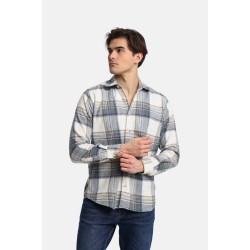 PACO&CO 2498504 Πουκάμισο καρό Overshirt OFFWHITE