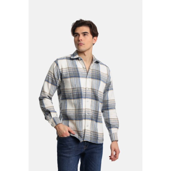 PACO&CO 2498504 Πουκάμισο καρό Overshirt OFFWHITE