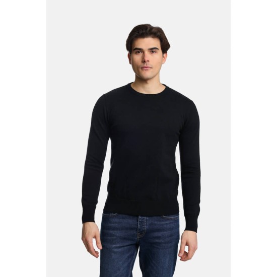 PACO&CO 2498001 BLACK Ανδρικό Πουλόβερ 