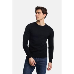 PACO&CO 2498001 BLACK Ανδρικό Πουλόβερ 