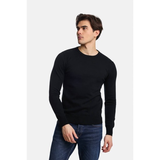 PACO&CO 2498001 BLACK Ανδρικό Πουλόβερ 