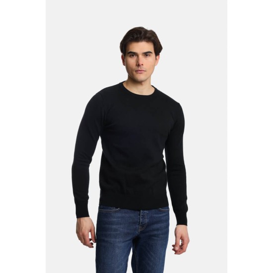 PACO&CO 2498001 BLACK Ανδρικό Πουλόβερ 