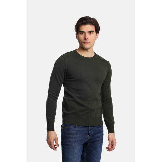 PACO&CO 2498001 KHAKI Ανδρικό Πουλόβερ 