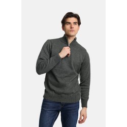 PACO&CO 2498009 ΚΗΑΚΙ Ανδρικό πουλόβερ με φερμουάρ 