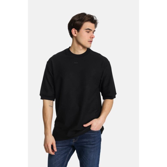 Ανδρικό oversized κοντομάνικο PACO&CO 2481032 BLACK