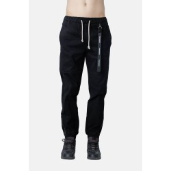 PACO&CO 2598306 BLACK Ανδρικό παντελόνι με λάστιχο