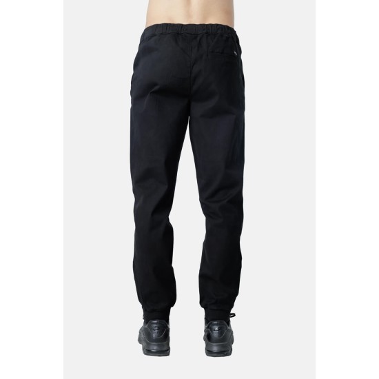 PACO&CO 2598306 BLACK Ανδρικό παντελόνι με λάστιχο