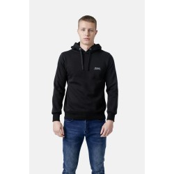 Ανδρικό φούτερ με κουκούλα PACO&CO 2581070 BLACK