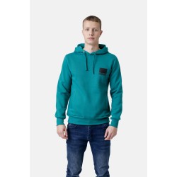 Ανδρικό φούτερ με κουκούλα PACO&CO 2581071 DEEP TEAL