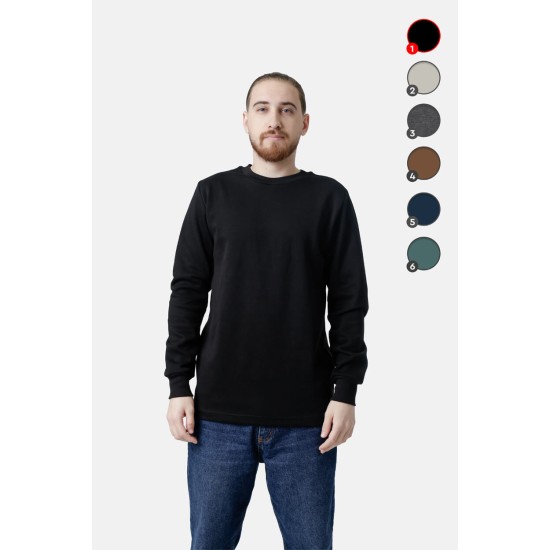 PACO&CO 2481089 BLACK Μπλούζα πικέ με λαιμόκοψη