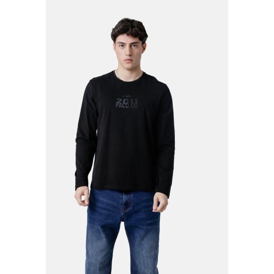 PACO&CO 2581020 BLACK Μπλούζα με μακρύ μανίκι