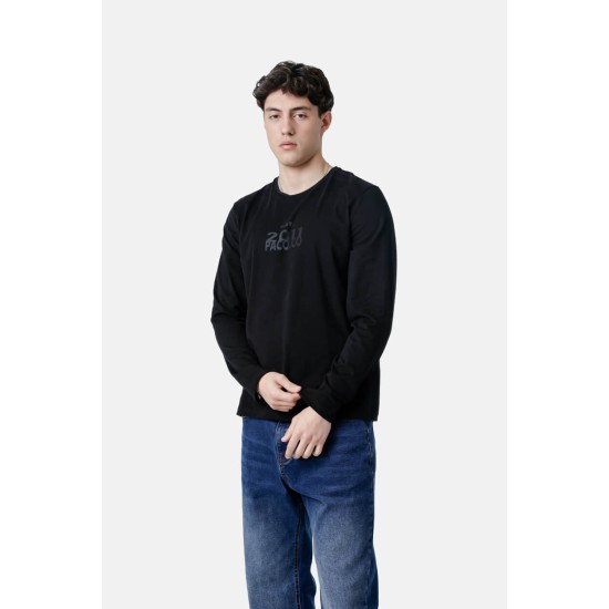 PACO&CO 2581020 BLACK Μπλούζα με μακρύ μανίκι