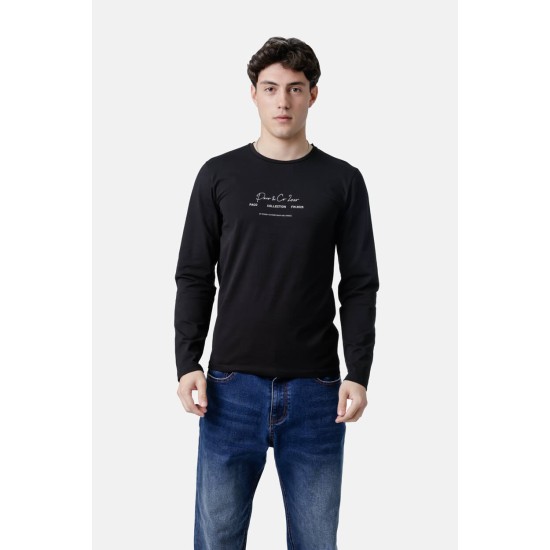 PACO&CO 2581026 BLACK Μπλούζα με μακρύ μανίκι