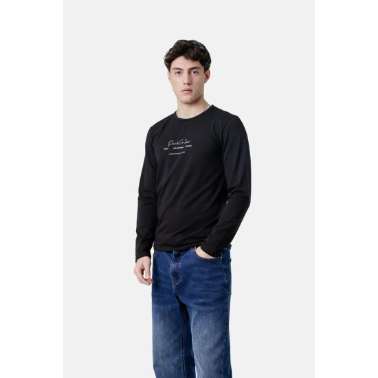 PACO&CO 2581026 BLACK Μπλούζα με μακρύ μανίκι