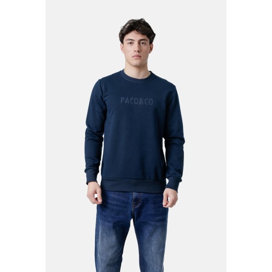 PACO&CO 2581041 NAVY Φούτερ με τύπωμα 
