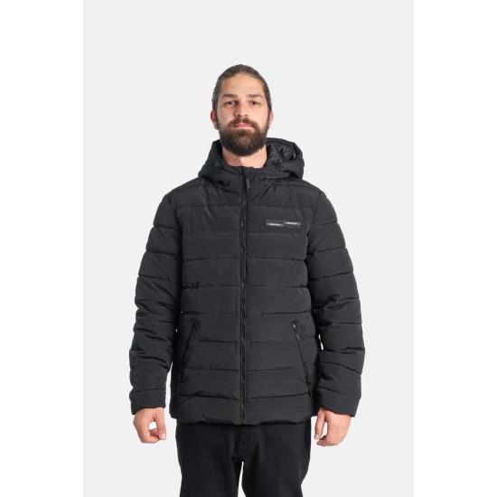 PACO&CO 2598215 BLACK Ανδρικό puffer jacket 