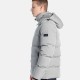 PACO&CO 2598219 GREY Ανδρικό puffer με αποσπώμενη κουκούλα