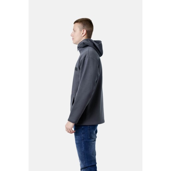 PACO&CO 2581103 GREY Ανδρική ζακέτα OVERSIZED 