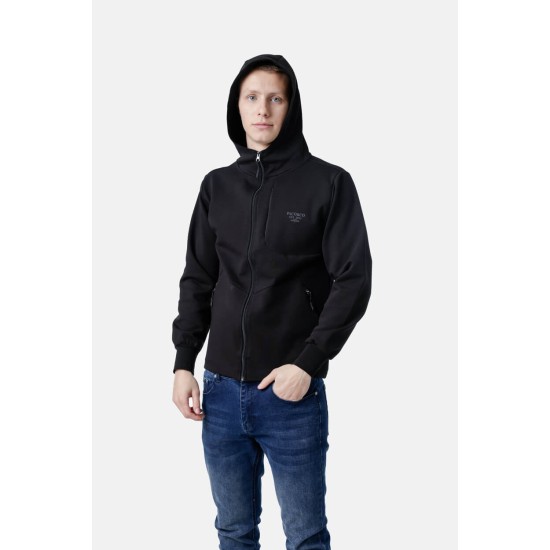 PACO&CO 2581105 BLACK Ανδρική ζακέτα Scuba