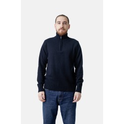 PACO&CO 2598009 NAVY  Ανδρικό πουλόβερ με φερμουάρ 