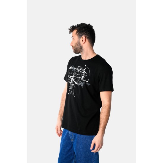 Ανδρικό T-shirt PACO&CO 2531044 BLACK
