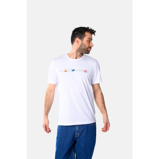 Ανδρικό T-shirt PACO&CO 2531040 WHITE