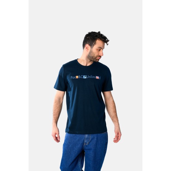 Ανδρικό T-shirt PACO&CO 2531040 NAVY