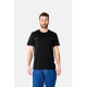 Ανδρικό T-shirt PACO&CO 2531032 BLACK Κανονική γραμμή- Cotton