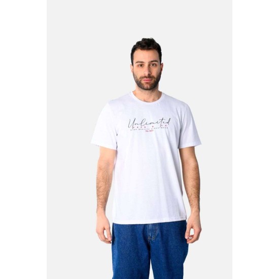 Ανδρικό T-shirt PACO&CO 2531036 WHITE