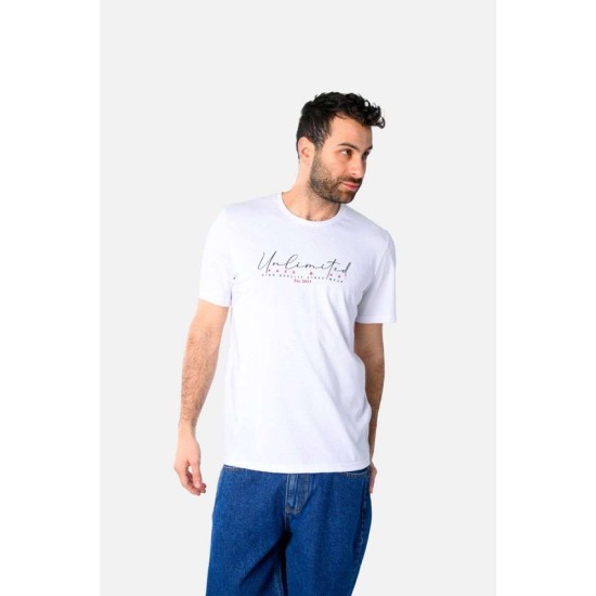 Ανδρικό T-shirt PACO&CO 2531036 WHITE