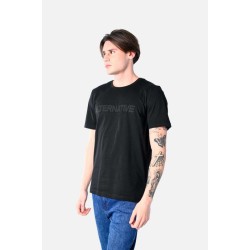 Ανδρικό T-shirt PACO&CO 2531057 BLACK Κανονική γραμμή- Cotton