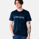 Ανδρικό T-shirt PACO&CO 2531057 NAVY Κανονική γραμμή- Cotton