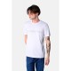 Ανδρικό T-shirt PACO&CO 2531057 WHITE Κανονική γραμμή- Cotton
