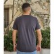 Ανδρικό T-shirt PACO&CO 2531032 GREY Κανονική γραμμή- Cotton