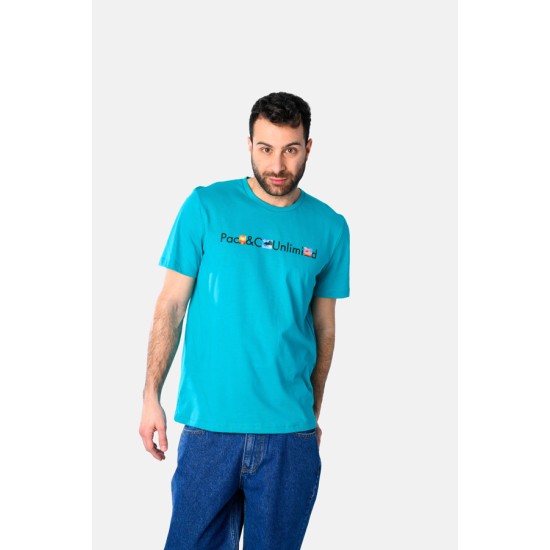 Ανδρικό T-shirt PACO&CO 2531040 DEEP TEAL