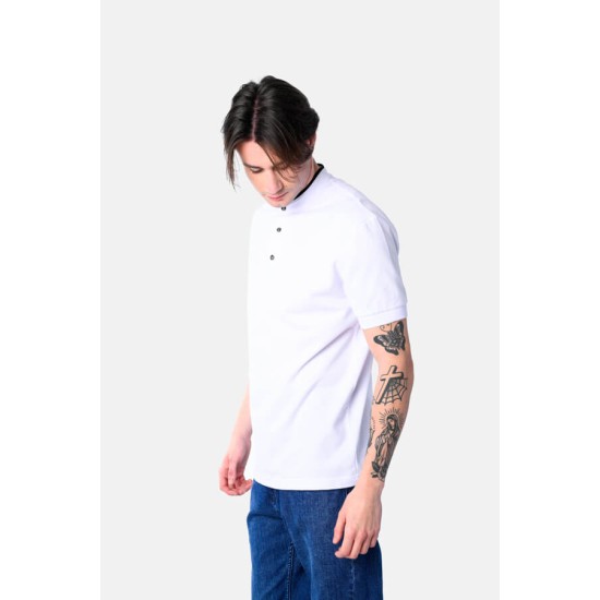 PACO&CO 2531089 WHITE Ανδρικό Polo Mao 