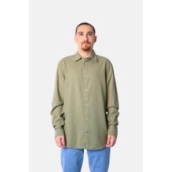 PACO&CO 2548522 KHAKI Ανδρική Λινή πουκαμίσα